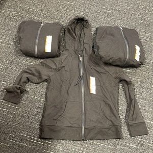 Lot of 3 black hoodies M 8-10 time and tru